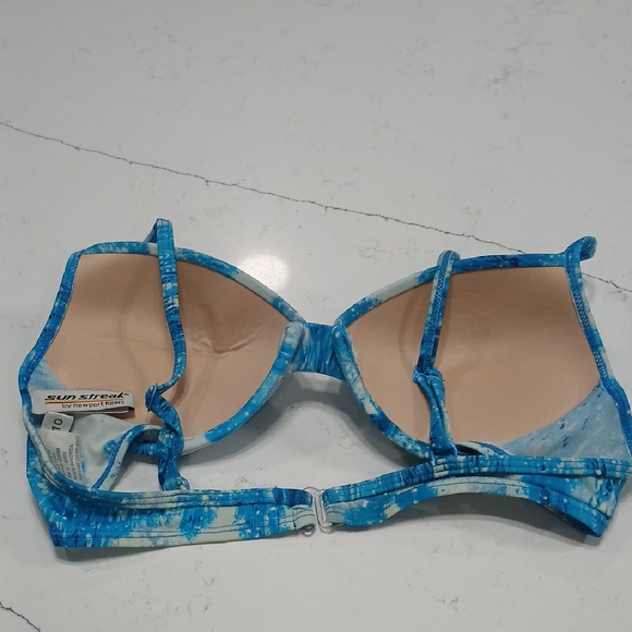 Blue Tie-Dye Bikini Set - Picture 5 of 6